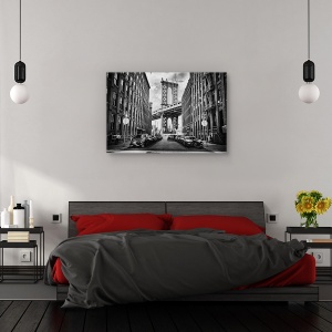 Tablou canvas - America, Orase si arhitectura, Pod, New York, America, 80 x 120 cm - Img 3