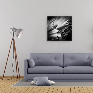 Tablou canvas - American, Assen, American, Natura Moarta, Vintage, Retro, 60 x 60 cm - Img 2