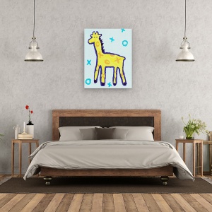 Tablou canvas - Animale, Animale, Diferite, Girafa, 60 x 75 cm - Img 3