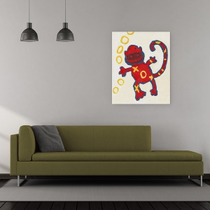 Tablou canvas - Animale, Animale, Diferite, Maimuta, 60 x 75 cm - Img 2
