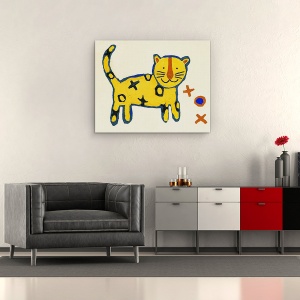 Tablou canvas - Animale, Animale, Diferite, Pisoi, 60 x 75 cm - Img 2