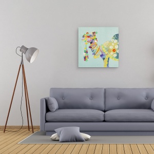 Tablou canvas - Animale, Diverse, Camila Colorata, Pictura Ii, 90 x 90 cm - Img 2
