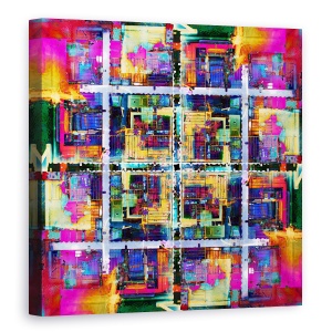 Tablou Canvas - Annecy 8, Abstract, Colorat, 60 x 60 cm