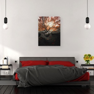 Tablou canvas - Artar, Perspectiva, Copac, Toamna, 50 x 70 cm - Img 3