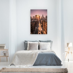 Tablou canvas - Atotputernicul Soare, New York, Strada, Arhitectura, Trafic, 60 x 90 cm - Img 3