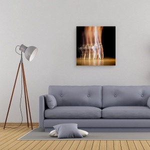 Tablou canvas - Balet, Performanta, Actiune, Dansatoare, Dansand, 60 x 60 cm - Img 2