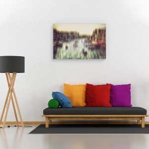 Tablou canvas - Barca, Venetia, Barca, Barci, Canal, Canale, 60 x 90 cm - Img 2