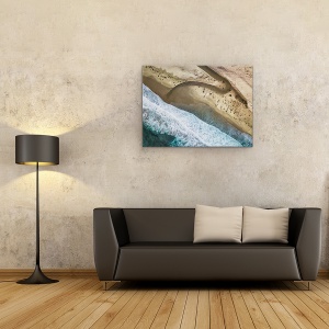 Tablou canvas - Big Sur Aerial, Peisaj, Apa, Mare, Ocean, 50 x 70 cm - Img 2