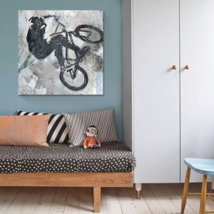 Tablou Canvas - Bmx, Trial, Bicicleta I, 70 x 70 cm - Img 2