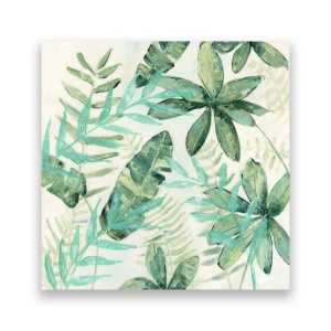 Tablou Canvas - Botanica, Frunza, Verde, Natura, Pictura, 60 x 60 cm