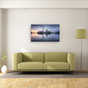 Tablou canvas - Buna Dimineata, Shanghai, China, In Aer Liber, Arhitectura, Cer, 50 x 80 cm - Img 2