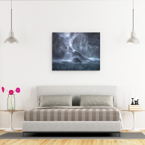 Tablou canvas - Caderea, Sunet Milford, Noua Zeelanda, Peisaj, Cascada, Apa, 60 x 75 cm - Img 3
