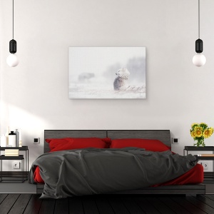 Tablou canvas - Caini In Furtuna, Canada, Rece, 80 x 120 cm - Img 3
