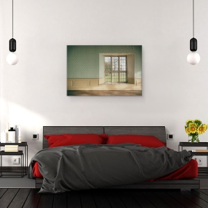 Tablou canvas - Camere Goale, Gol, Camera, Camera de Zi, Fereastra, Natura Moarta, 60 x 90 cm - Img 3