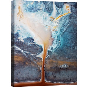 Tablou canvas - Campuri de Sare, Aerial, Deasupra, Peisaj, 75 x 100 cm