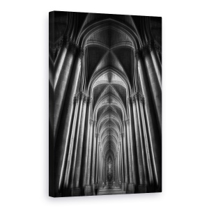 Tablou canvas - Catedrala Notre-Dame, Franta, Reims, Arhitectura, Inchinare, 60 x 90 cm