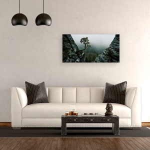 Tablou canvas - Ceata, Copac, Ceata, Stanci, Vale, 50 x 100 cm - Img 2