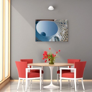 Tablou canvas - Cercul De Lumina, Paris, Franta, Modern, Cerc, Turn, 40 x 60 cm - Img 4
