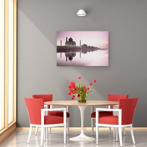 Tablou canvas - Cladiri, Taj Mahal, Yamuna, India, 60 x 90 cm - Img 4