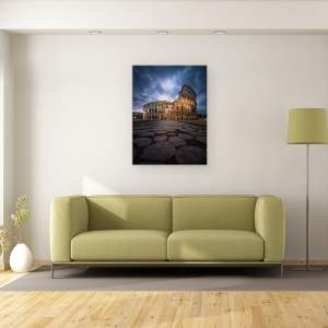 Tablou canvas - Colosal, La Roma, Reper, Italia, Arhitectura, Faimos, 60 x 80 cm - Img 2