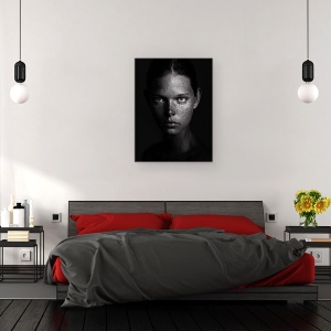 Tablou canvas - Copil, Fata, Copil, Persoana, Portret, Ochi, 60 x 80 cm - Img 3