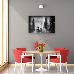 Tablou canvas - Craciun In Oras, Ninge, Pom De Craciun, 40 x 60 cm - Img 4