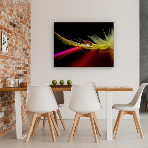 Tablou canvas - Culori In Picatura, Pene, 75 x 100 cm - Img 4