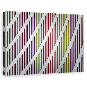 Tablou canvas - Cusca De Cricket, Grillera, Ferestre, Abstract, Vigo, Culori, 80 x 120 cm