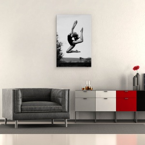 Tablou canvas - Danseaza, Femeie, Pozeaza, Acrobatie, 60 x 90 cm - Img 2