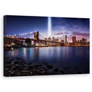Tablou canvas - De Neuitat 9 -11, Pod, Podul Brooklyn, Manhattan, New York, 50 x 80 cm