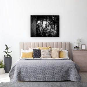 Tablou canvas - Documentar, Tren, Documentar, Masina, Vintage, Retro, 50 x 70 cm - Img 3