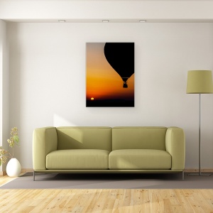 Tablou canvas - Doua Baloane, Zori De Zi, Soare, 60 x 80 cm - Img 2