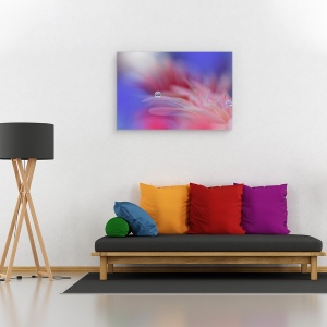 Tablou canvas - Explozie Colorata, Perla, Picatura, Apa, Picatura, Floare, 60 x 90 cm - Img 2