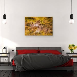 Tablou canvas - Farmecul, Leoaica, Leu, Natura, Salbatic, Kenya, 60 x 90 cm - Img 3