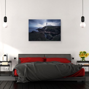 Tablou canvas - Farul Din Fanad, Peisaj, Stanca, 60 x 90 cm - Img 3