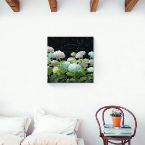 Tablou decorativ floral Paris pe canvas 60x60 cm