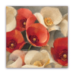 Tablou Canvas -Floral, Vintage, Papadie, 60 x 60 cm