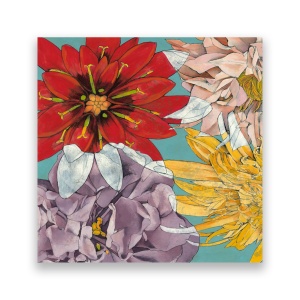 Tablou Canvas - Flori, Crizantem, Multicolor, 60 x 60 cm