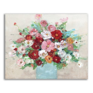 Tablou Canvas - Flori, Floare, Vaza, Primavara, Color, 60 x 75 cm