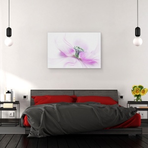 Tablou canvas - Flux, Floare, Roz, 40 x 60 cm - Img 3