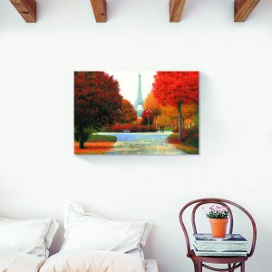 Tablou decorativ canvas Paris cu Turnul Eiffel