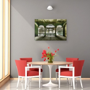Tablou canvas - Frumusete Bolnava, Vechi, Arhitectura, Suferind, Abandonat, 60 x 90 cm - Img 2