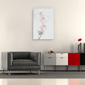 Tablou canvas - Frumusete Palida, Natura Moarta, Floare, Orhidee, 60 x 90 cm - Img 2