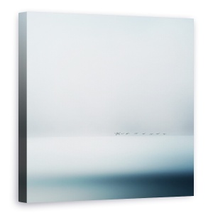 Tablou canvas - Gaste Salbatice, Mare, Apa, Cer, Pasari, Minimalislm, 60 x 60 cm