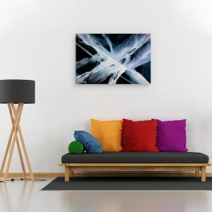 Tablou canvas - Gheata Groasa, Cristal, Rusia, Baikal, Lac, 60 x 90 cm - Img 2