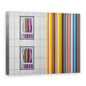 Tablou canvas - Gri Si Culori, Moretti, Colorat, Aparare, Perete, Arhitectura, 75 x 100 cm