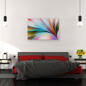 Tablou canvas - Hartii, Abstract, Colorat, 40 x 60 cm - Img 3