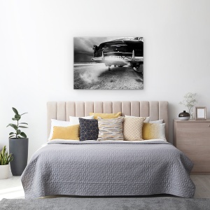 Tablou canvas - Havana, American, Havana, Vechi, Parcat, Retro, 50 x 70 cm - Img 3