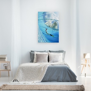 Tablou canvas - In Oras, Bassin, Piscina, Fata, Moscova, Piscina, 40 x 60 cm - Img 3