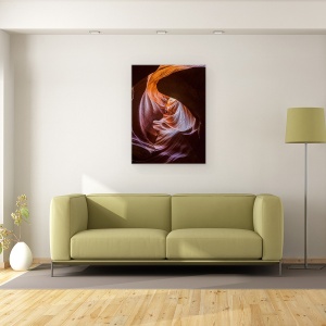 Tablou canvas - Inima De Foc, Inima, Foc, Colorat, Canion, Lenes, 60 x 80 cm - Img 2